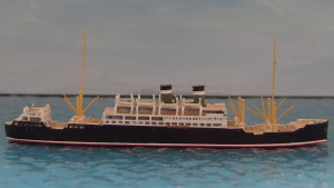 Passenger vessel "Santa Maria" (1 p.) USA 1928 no. 232 from Albatros